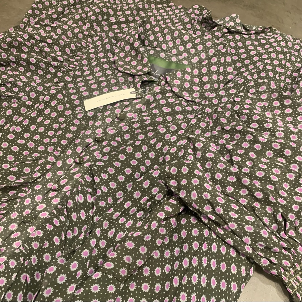 Anthropologie CollaredMaxi Dress/Size 4/NWT - Picture 13 of 16
